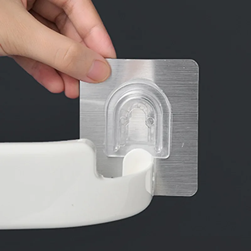 

Simple Bathroom Wall-mounted Towel Holder Home Kitchen Toilet Bathware Hanging Slipper Storage Rod