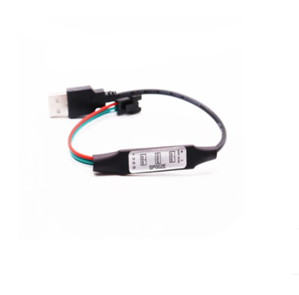 Мини светодиодный контроллер для светодиодной ленты WS2811 WS2812B SK6812 USB 5 В 3 клавиши |