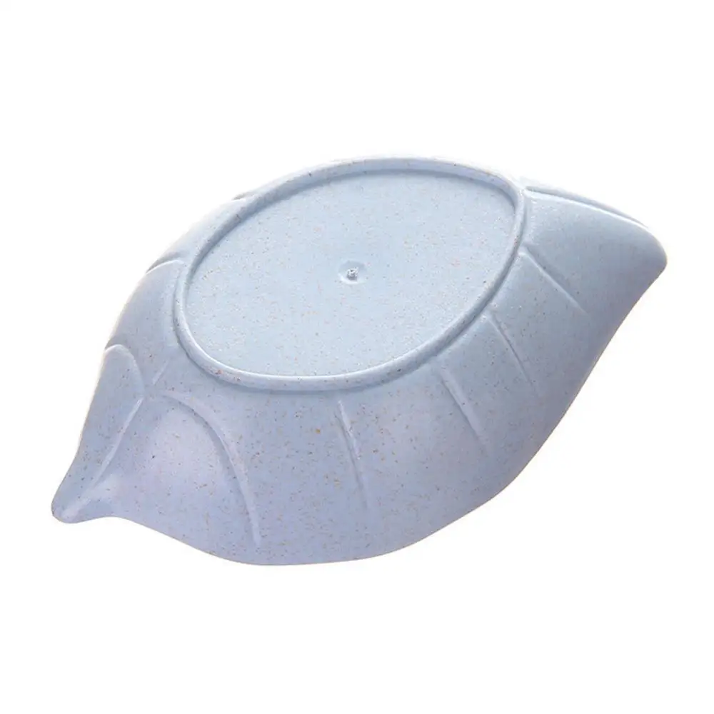 

Kitchen Tableware Supplies Products Creative Leaf Shape Wheat Straw Seasoning Condiments Dish Sauce Vinegar Mini Plate Tool