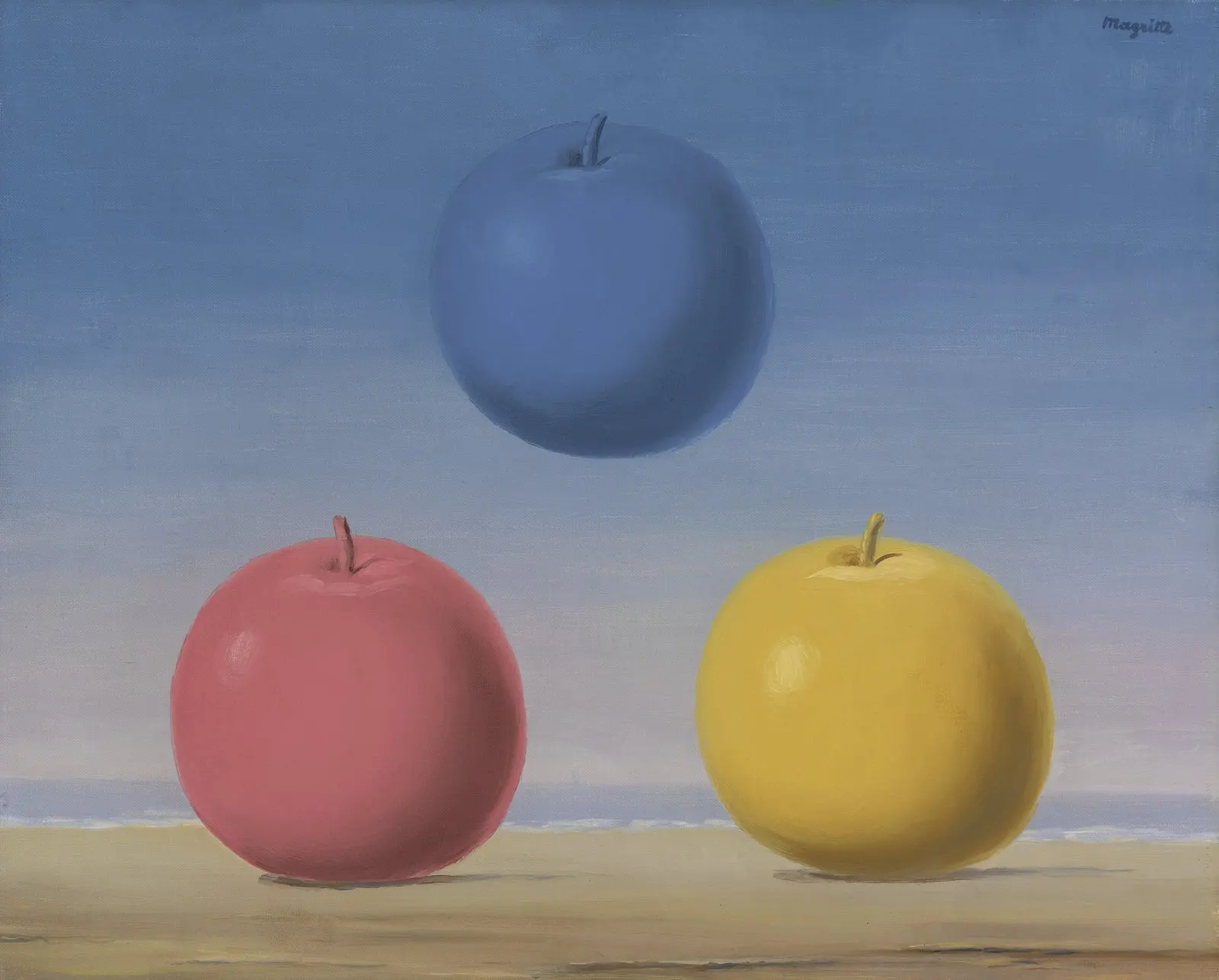 Картина на холсте Rene Magritte для ясновидения винтажные постеры из крафт бумаги
