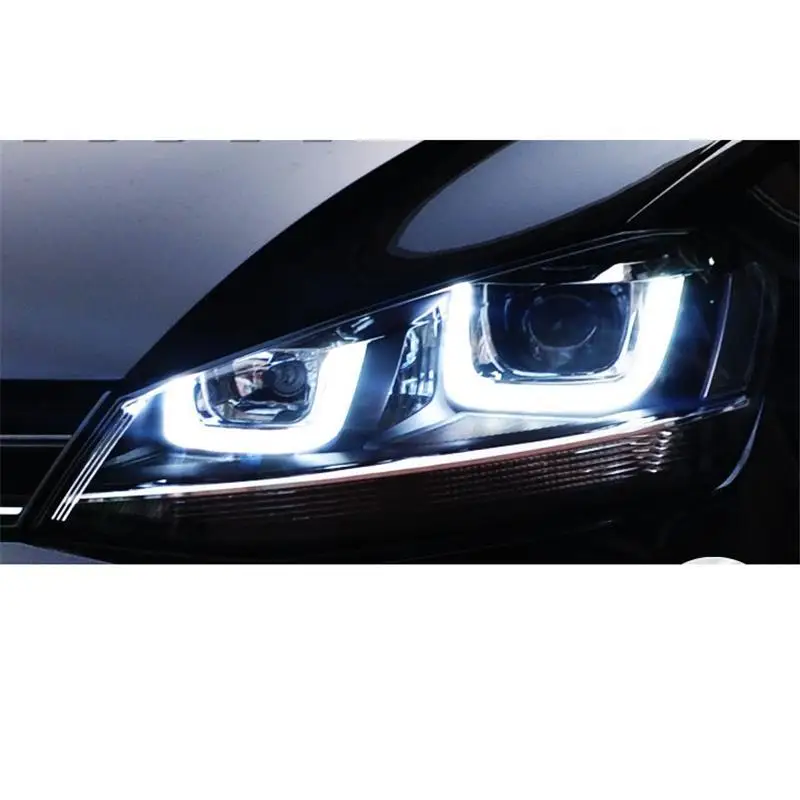 Drl Automovil Запчасти для укладки Neblineros Led Para Автомобильные фары Задние Автомобильные фары в сборе 14 15 16 17 для Volkswagen Golf 7