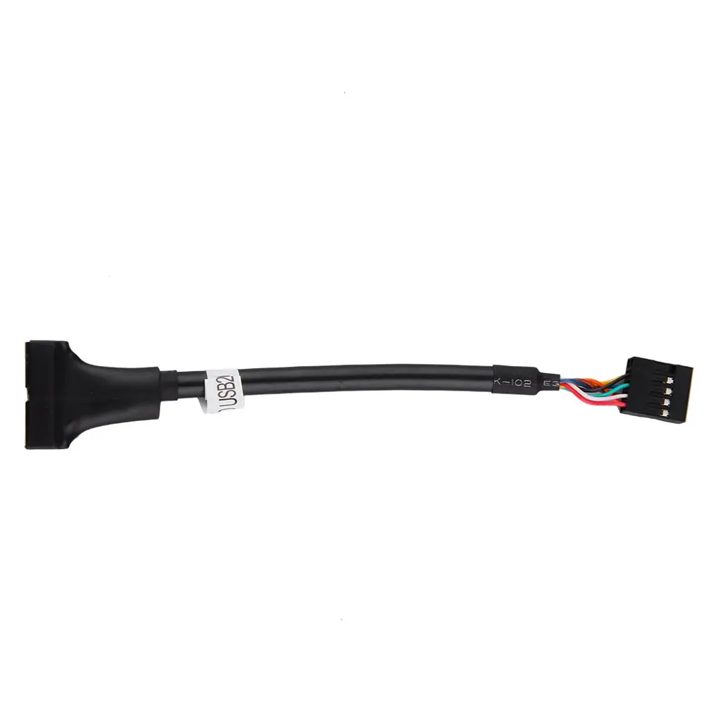 2019 Новый USB 2 0 9 контактный разъем для материнской платы 3 20 Pin мужской удлинитель в
