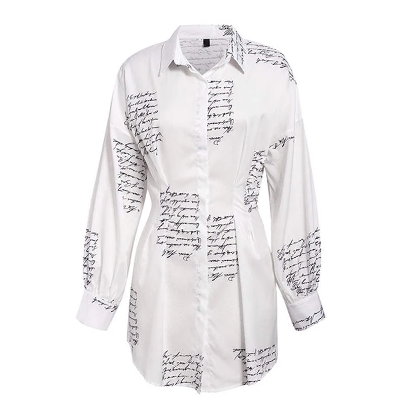 Женское платье рубашка с длинным рукавом на пуговицах|Женские платья| |