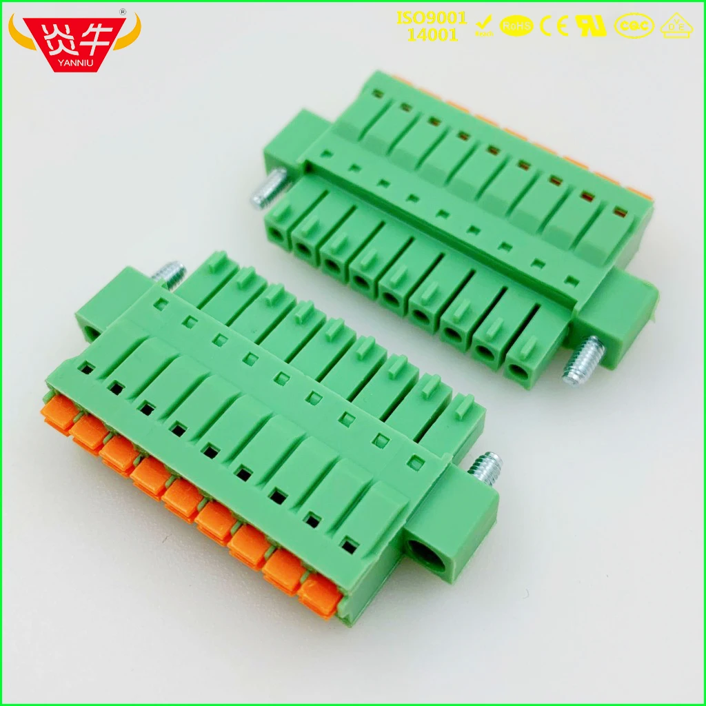 Автомобильные клеммные колодки KF2EDGKNM 3 5 2P ~ 12P PCB PLUG IN 15edgknm мм 2PIN 12PIN FMC 1 5/ 2 STF 1966091 PHOENIX