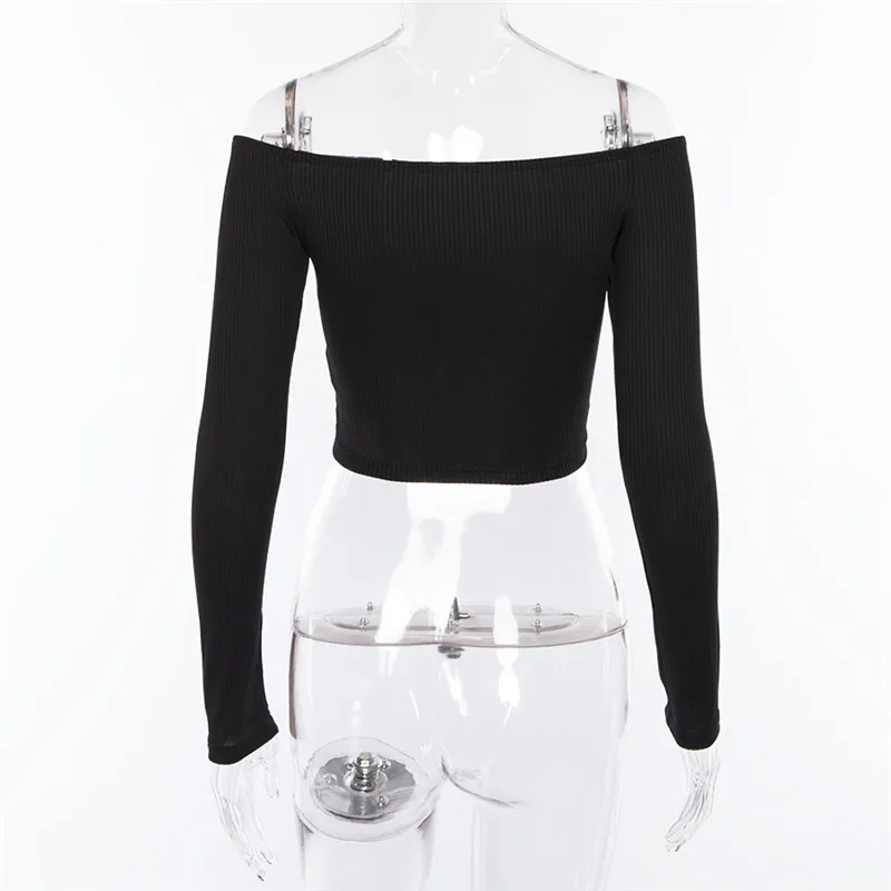 

Ladies Deep V Neck Sexy Crop Top Women T Shirt Red Off Shoulder Elegant Long Sleeve Vintage Skinny Short Christmas Corset Shirts