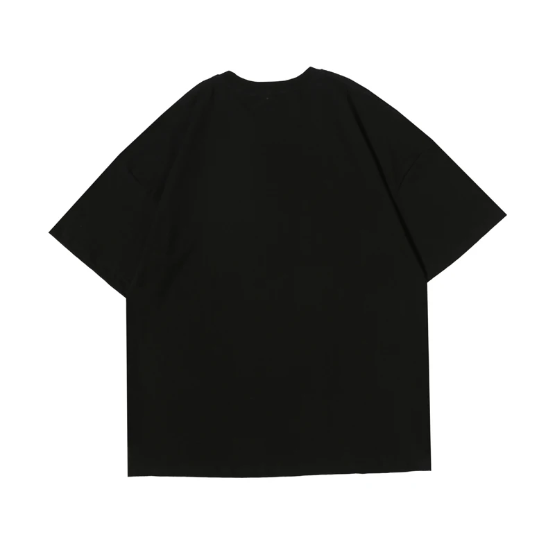 Футболка мужская оверсайз с коротким рукавом уличная одежда в японском стиле из