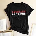 Футболки с принтом для лесбиянок, женские летние футболки 2020, топы в стиле Харадзюку, женская одежда с коротким рукавом