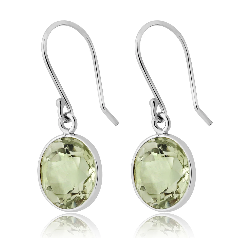 Женские серебряные серьги GemStoneKing Серьги с драгоценными камнями из стерлингового