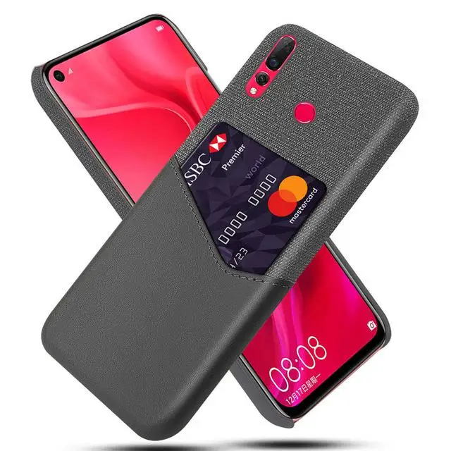 Чехол для huawei Nova 4 3 3i 2S 2 Plus с отделениями для карт, кожаный деловой чехол из искусственной кожи для huawei Nova 3 3i 2 P Smart Plus, чехол Funda - Цвет: Gray