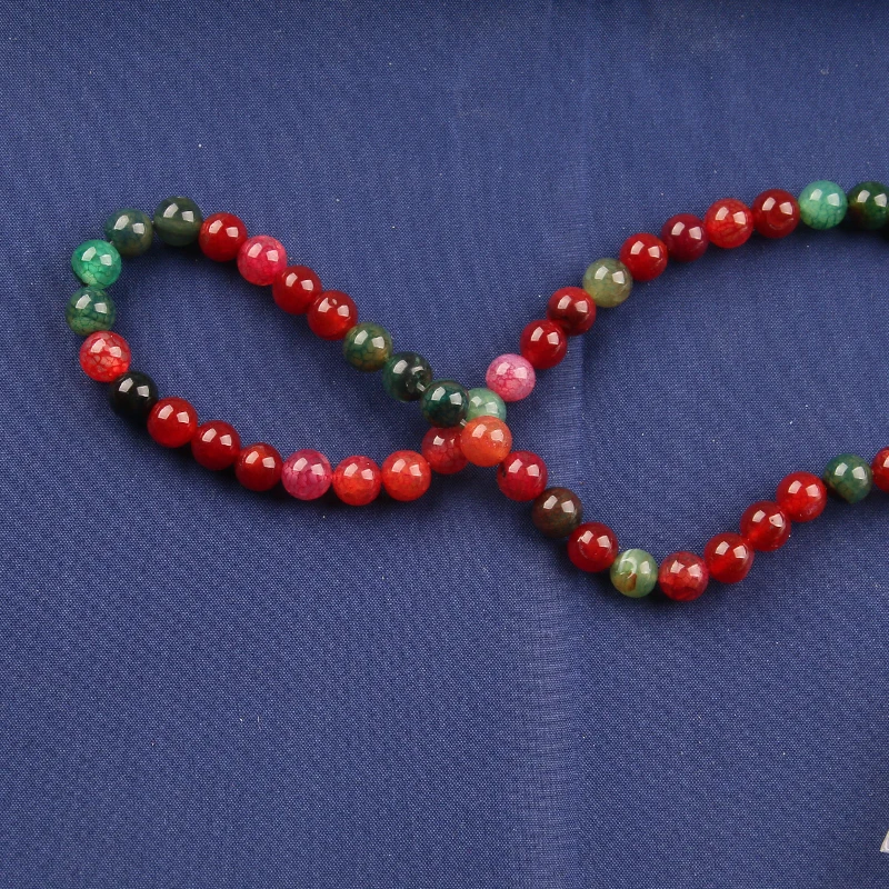

Quality Tourmaline Imitation Loose Spacer Bead for Jewelry Making DIY Bracelet Accessories ( Pick Size 4 6 8 10 Mm )