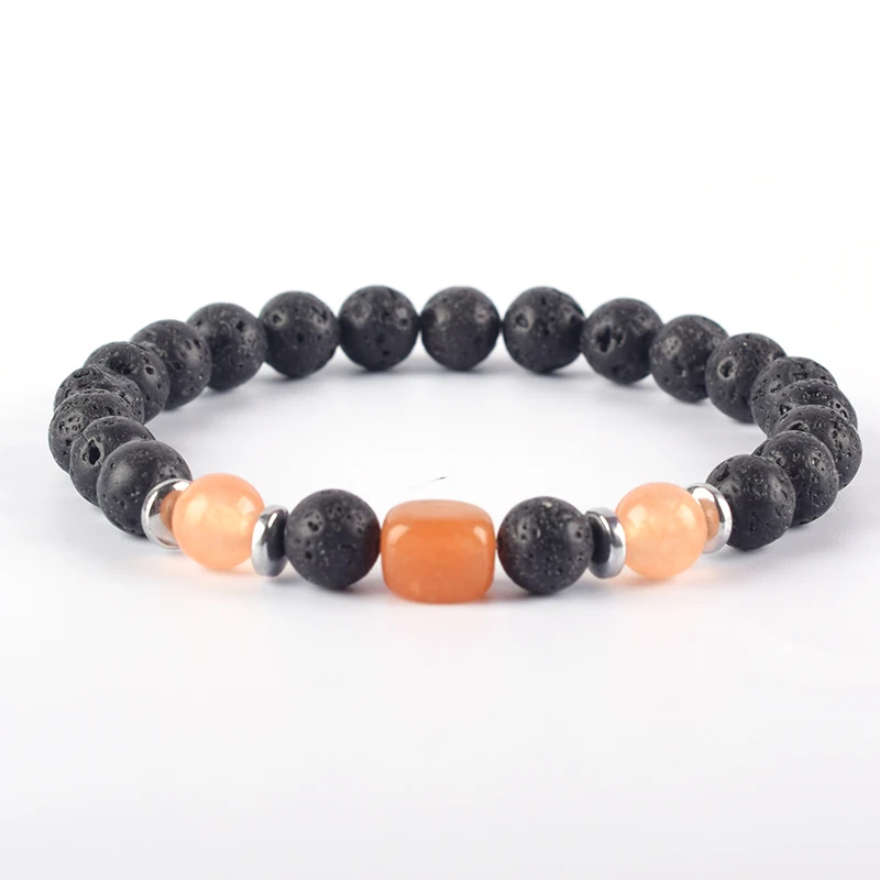 7 чакр браслеты из натурального камня мужские яркие четки бусины молитва Будды