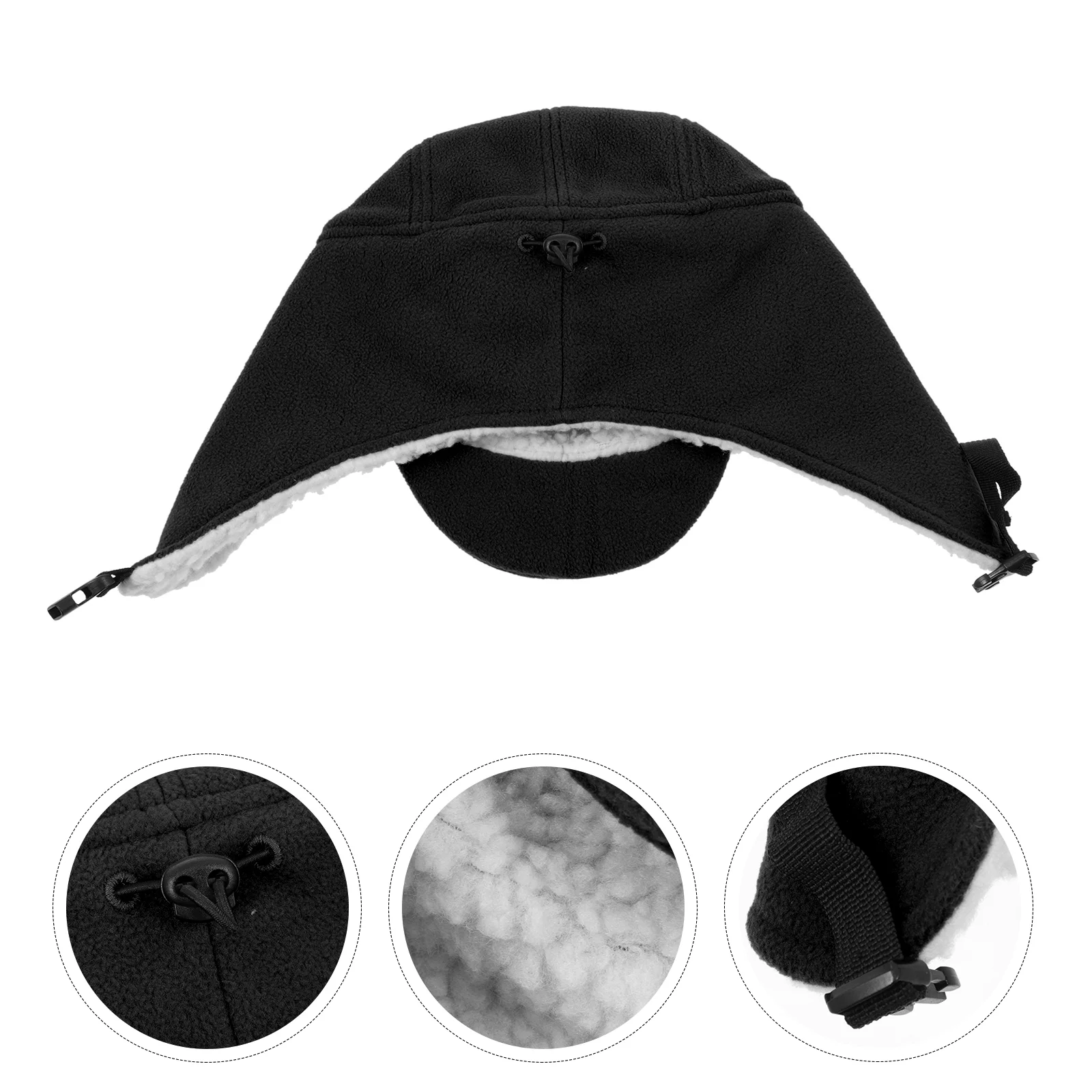 

1Pc Winter Warm Hat Ear Flap Hat Cold-Proof Hat Fleece Earflap Snow Hat