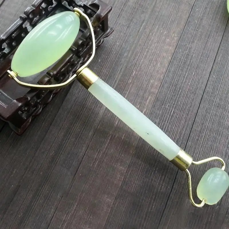 Хоббилан натуральный нефрит косметический массажный валик толчок лица лицо глаз