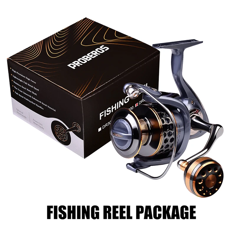 

GOOSHING Fishing Spinning Reel Metal Spool 11-21KG Max Drag 2000-7000 Series Carp Front Rear Drag System Fishing Wheel Tackle