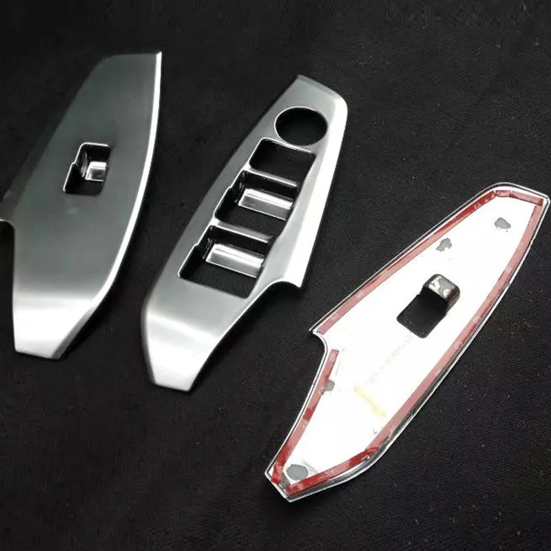 

ABS For MAZDA 3 AXELA Door Window Lift Switch Button Panel Cover Armrest Trim 4pcs LHD