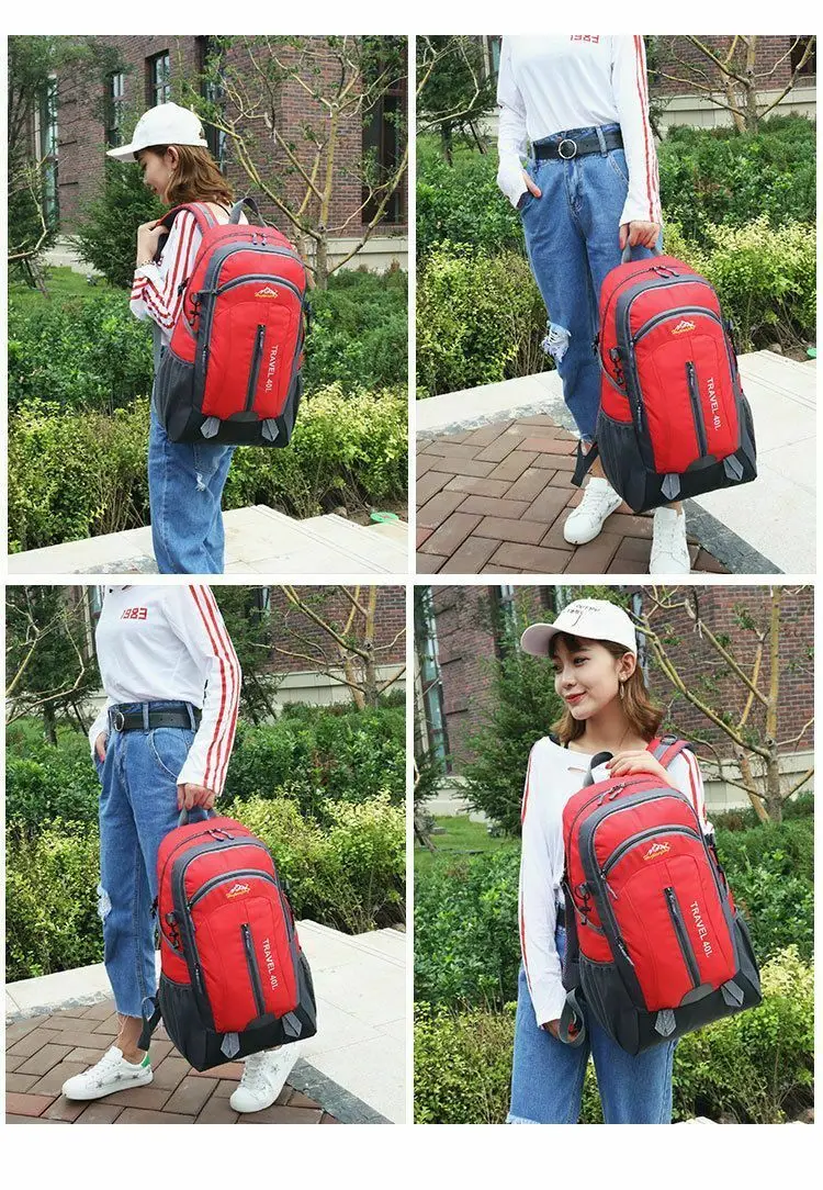 Водонепроницаемый рюкзак 40л походная сумка велосипедный для скалолазания