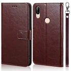 Чехол-книжка для Lenovo S5 Pro, кожаный, с отделением-бумажником и подставкой