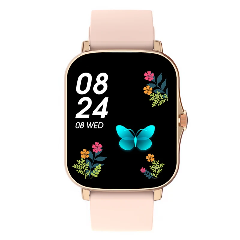 1.7 Large Color Screen F1 Smart Sports Watch Heart Rate Blood Pressure Oxygen Monitoring Multi-mode Information Reminder | Электроника