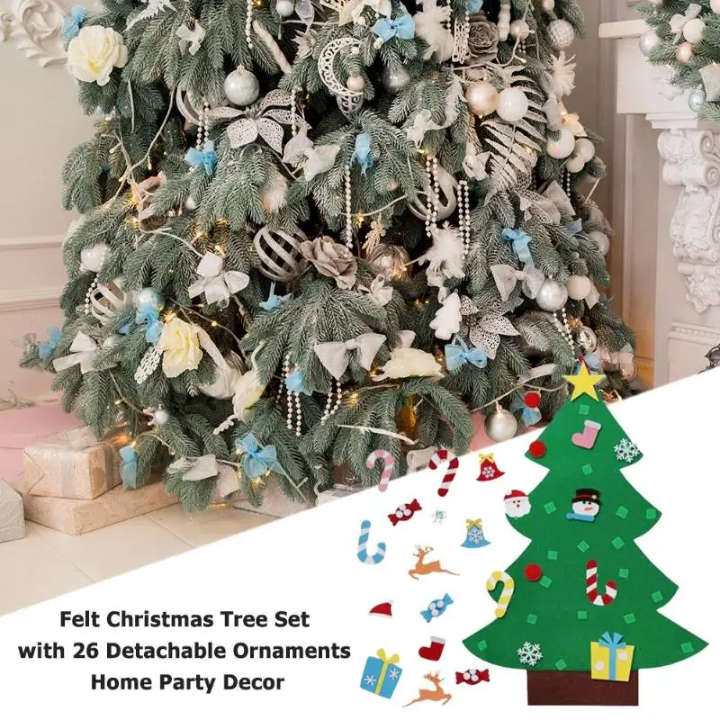 Креативные украшения для новогодней елки DIY детские подарки новогодняя дверь