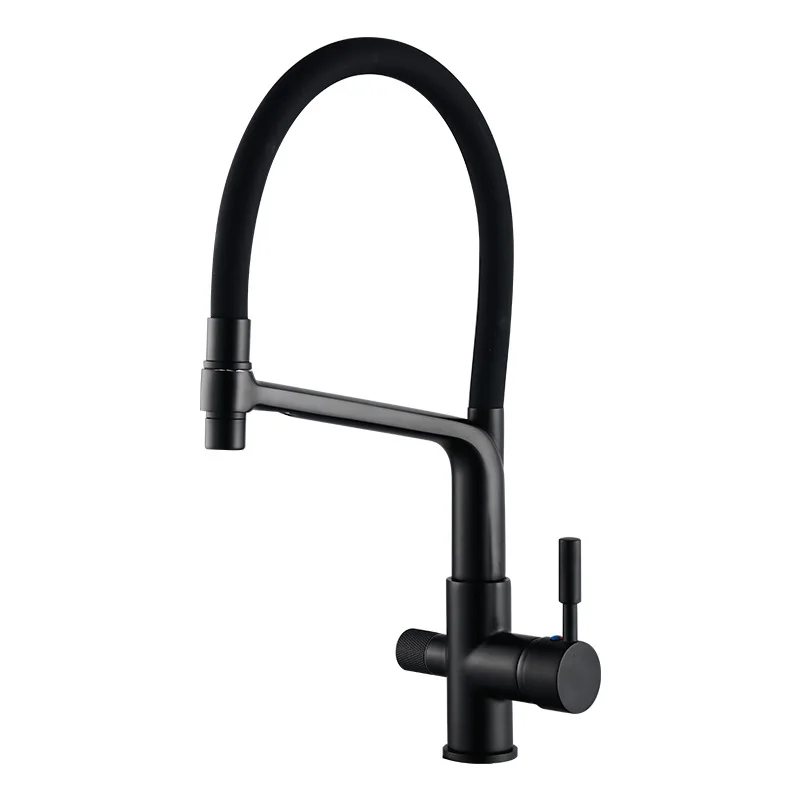 

Kitchen Water Filter Faucet Kitchen faucets Dual Spout Filter faucet Mixer 360 Degree Rotation Water Purification Feature Taps