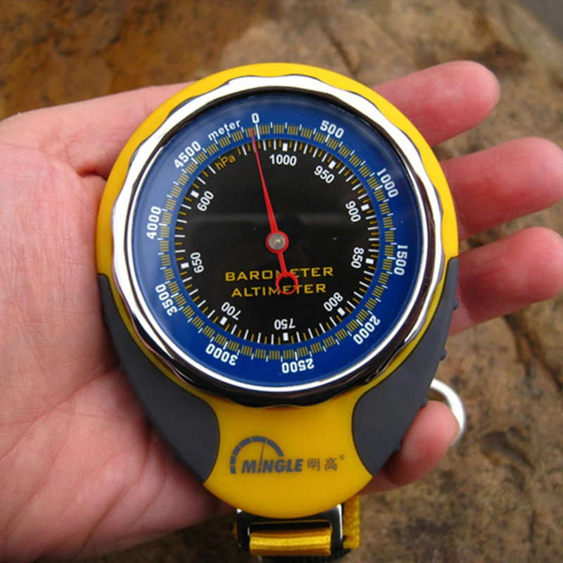 4 в 1 альтиметр барометр термометр компас с карабином высота метр Открытый