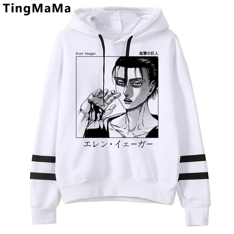 Мужские толстовки с капюшоном и принтом атака на Титанов | Толстовки свитшоты