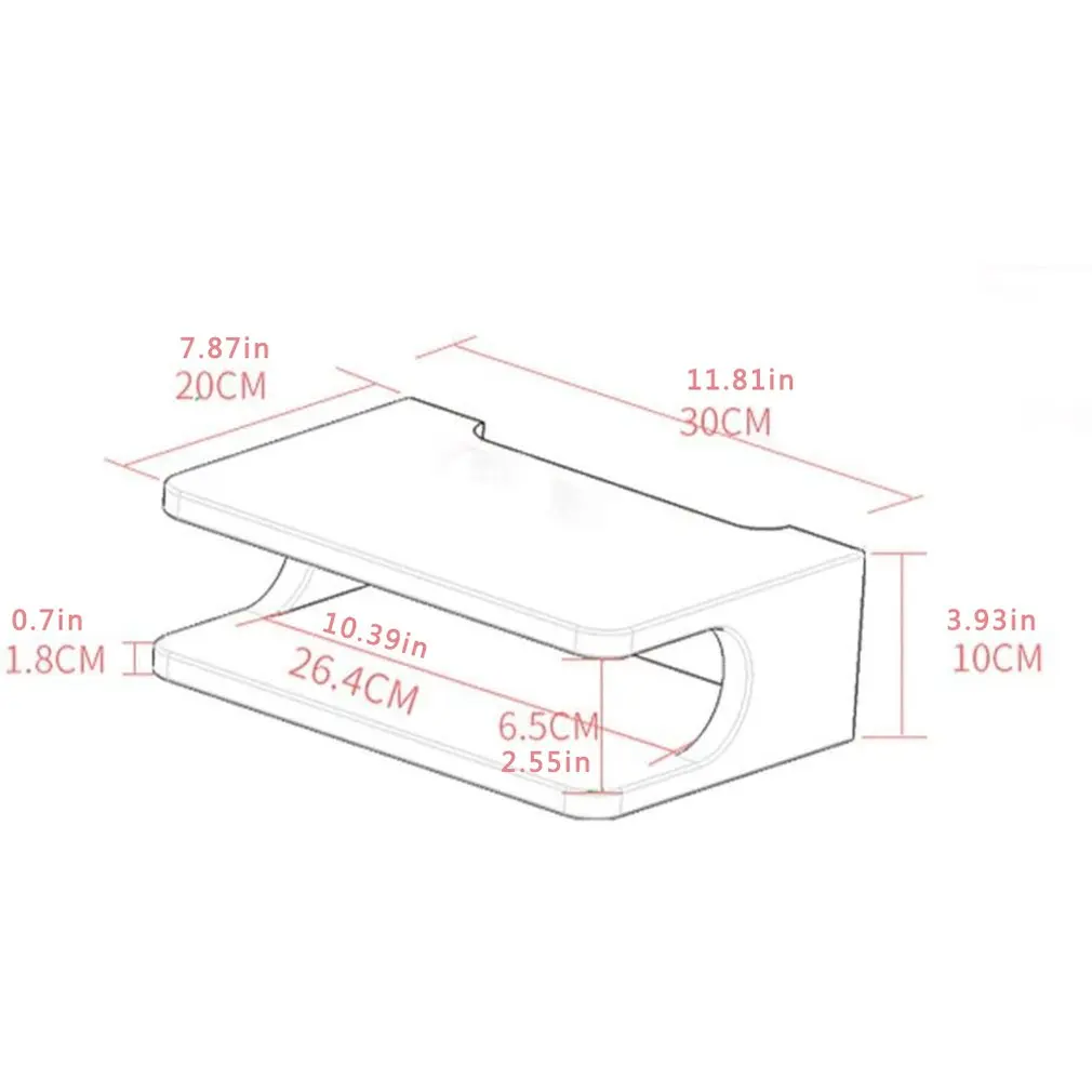 

Wall Mounted Floating Shelves Multi-function Metal Storage Rack Household Living Room Router Storage Shelf 360 No Dead Angle