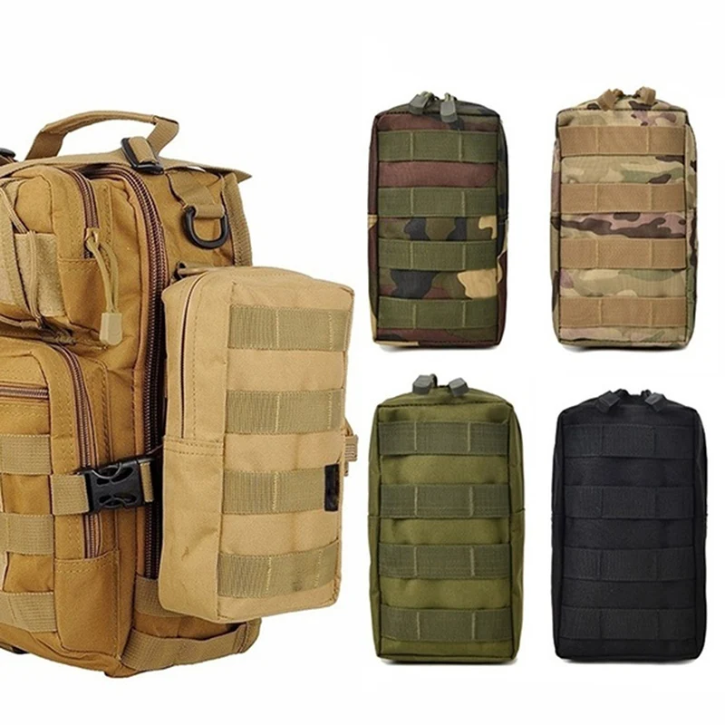 

Men Hiking Outdoor Waist Bag Waterproof Oxford Climbing Shoulder Bags Military Tactical Fishing Camping Pouch Bag