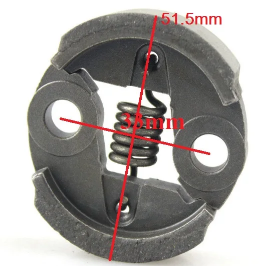 Фото Щетка муфта фрезы для TU26 BC260 CG260 G26 26CC 1E34F Запчасти для триммера №1