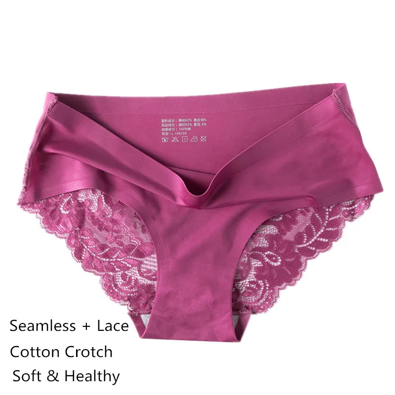 3 шт./компл. сексуальные бесшовные трусики женские блестящие шелковые с низкой