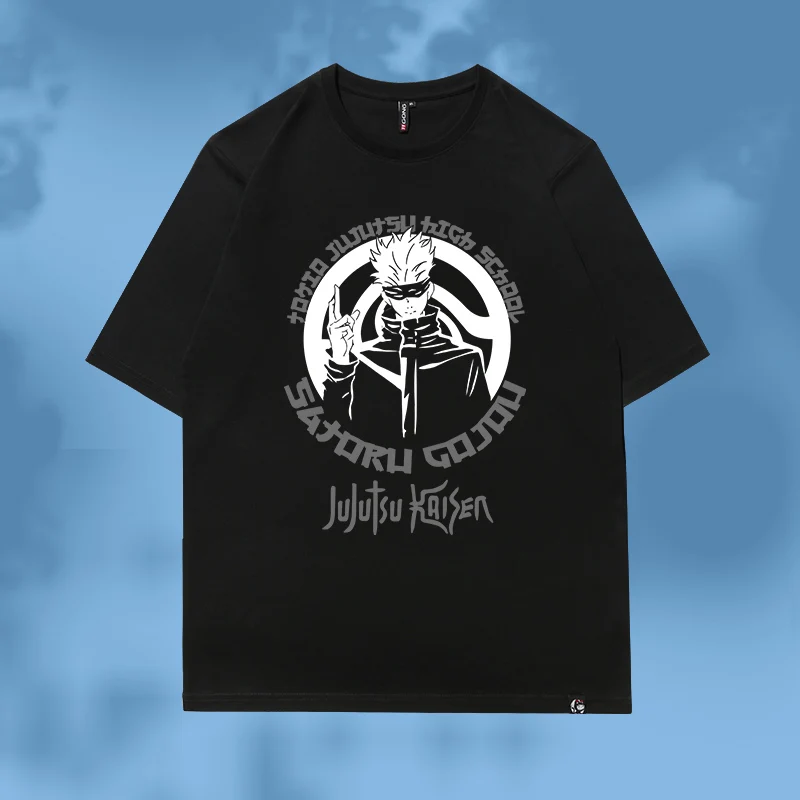 

Anime Jujutsu Kaisen Gojo Satoru Summer New Loose T-Shirt Men Women Student Casual Tee Cosplay Fashion Short-Sleeved Tops