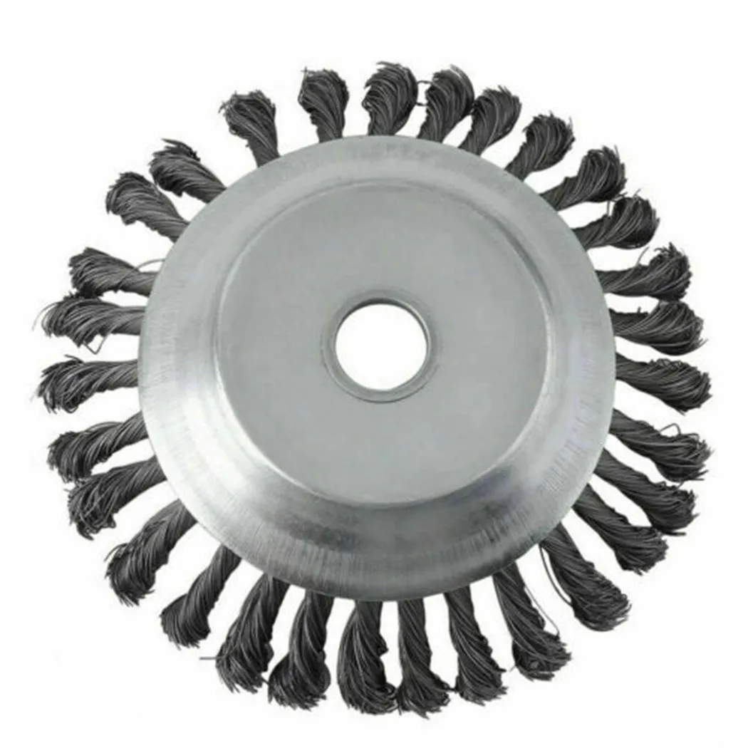 

6" 150mm Steel Wire Grass Trimmer Head Rounded Edge Weed Trimmer Head Grass Brush Removal Grass Tray Plate For Lawnmower