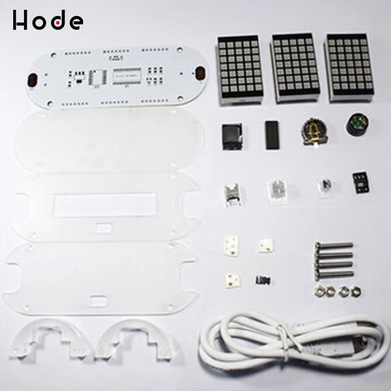 DS3231 измеритель температуры высокой точности DIY цифровой точечный матричный