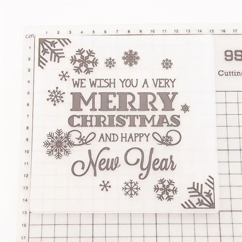 15x15 см веселый пасхальное папки для тиснения Пластик bump Скрапбукинг DIY шаблон Fondant