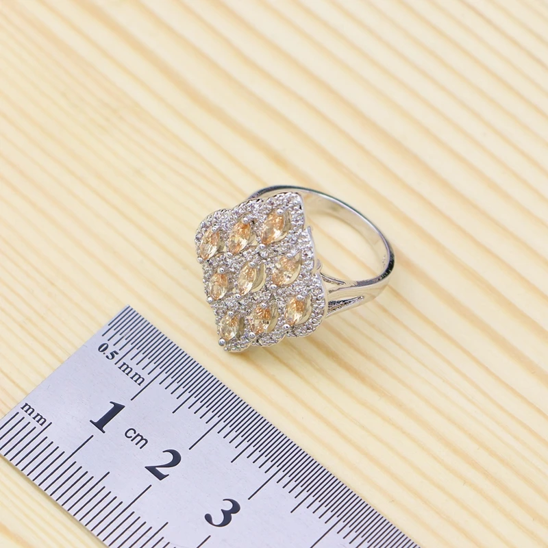 Ювелирные наборы для женщин из стерлингового серебра 925 пробы подвеска ожерелье