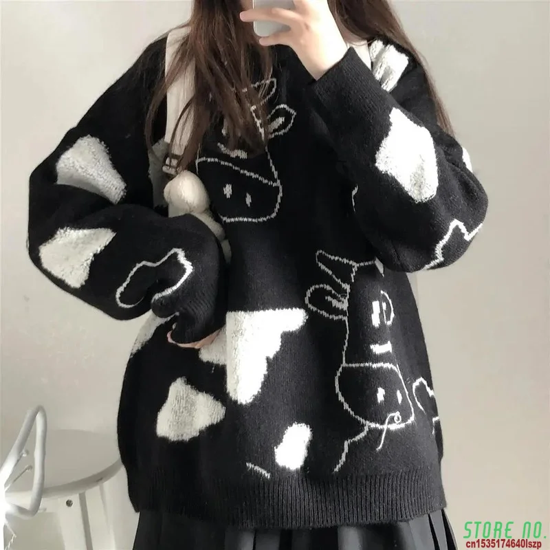 

Sweater Pullover Autumn/winter New Style Female Student Korean Version Of All-match Sweater Coat Trend Free Shipping 2021