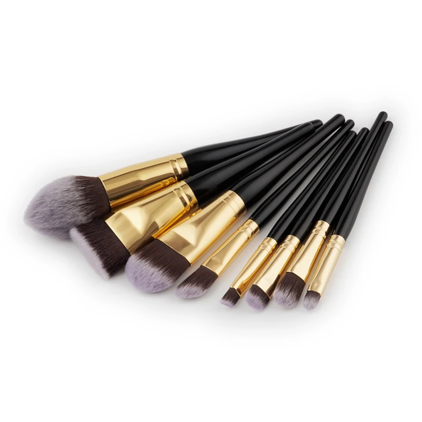 Набор кистей для макияжа SAIANTTH Профессиональные алюминиевые кисточки нанесения
