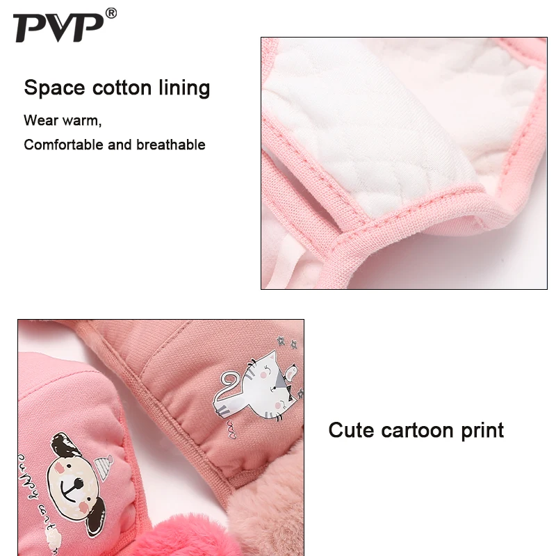 Мультяшная Защитная детская маска для рта Ветрозащитная против пыли зимние