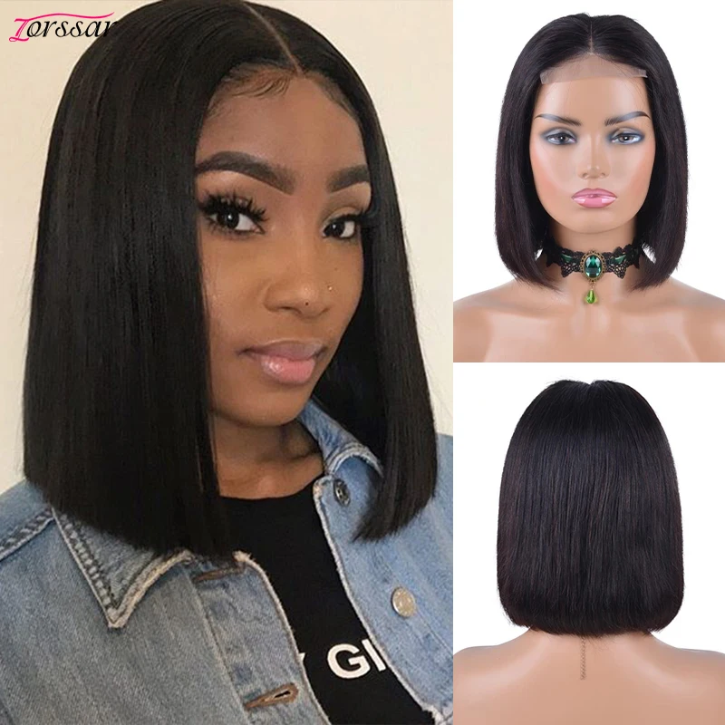 

4x4 Lace Closure Bob Wigs Straight Human Hair Bob Wigs For Women Human 13x4 Lace Front Human Hair Wig Straight Lace Front Wig