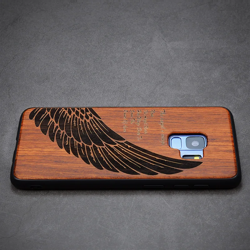Деревянный чехол для телефона samsung Galaxy Note 10 Plus Pro 8 9 S9 S10 роскошный резной