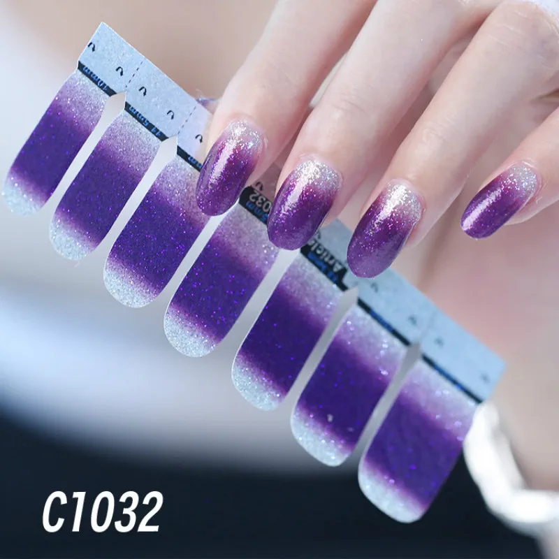 Новый наклейки с блестками для ногтей патч экологическая полировка фольгой