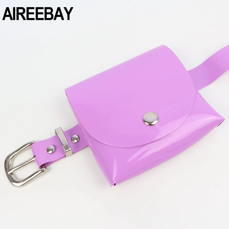 AIREEBAY/Модная Прозрачная женская поясная сумка прозрачные поясные сумки для