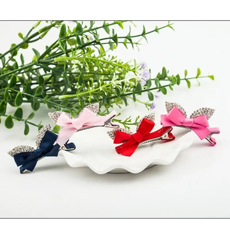 

1pc Styling Baby Children Girls Rhinestone Hairpins Shiny Princess Crystal Hair Clip Flower Stick Hairpin Hair Styling Accessory