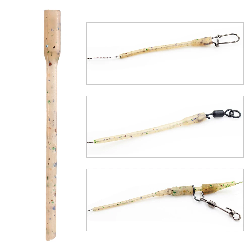 10pcs Carp Fishing Kickers Rubber Soft Anti-tangle Sleeves Lead Insert Hook Rig Line Aligners Sleeve Terminal | Спорт и развлечения