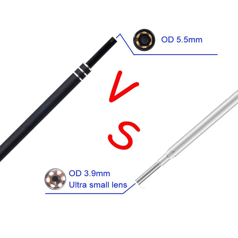 Медицинская эндоскопическая камера 3 9 мм Мини водонепроницаемый USB эндоскоп