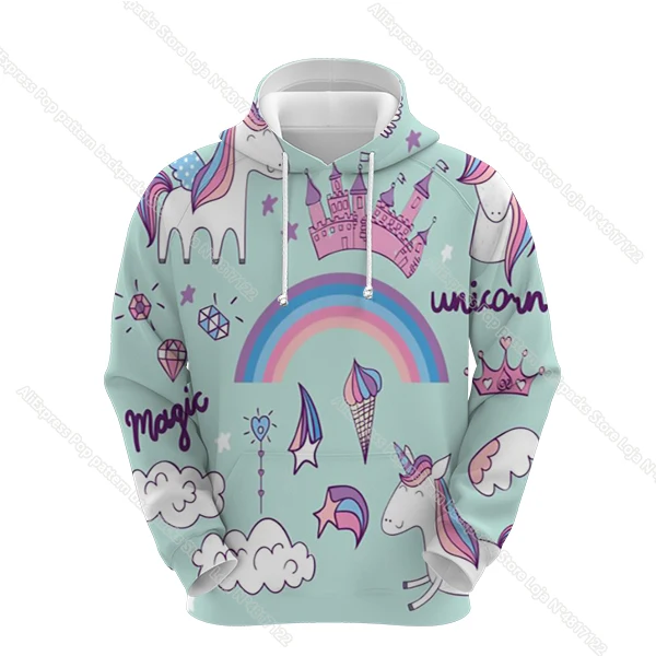 

Dab Unicorn Hoodie Newest Fashion Long Sleeve Top Sell Men Women 3D Printing Funny Pullover Harajuk College Clothing