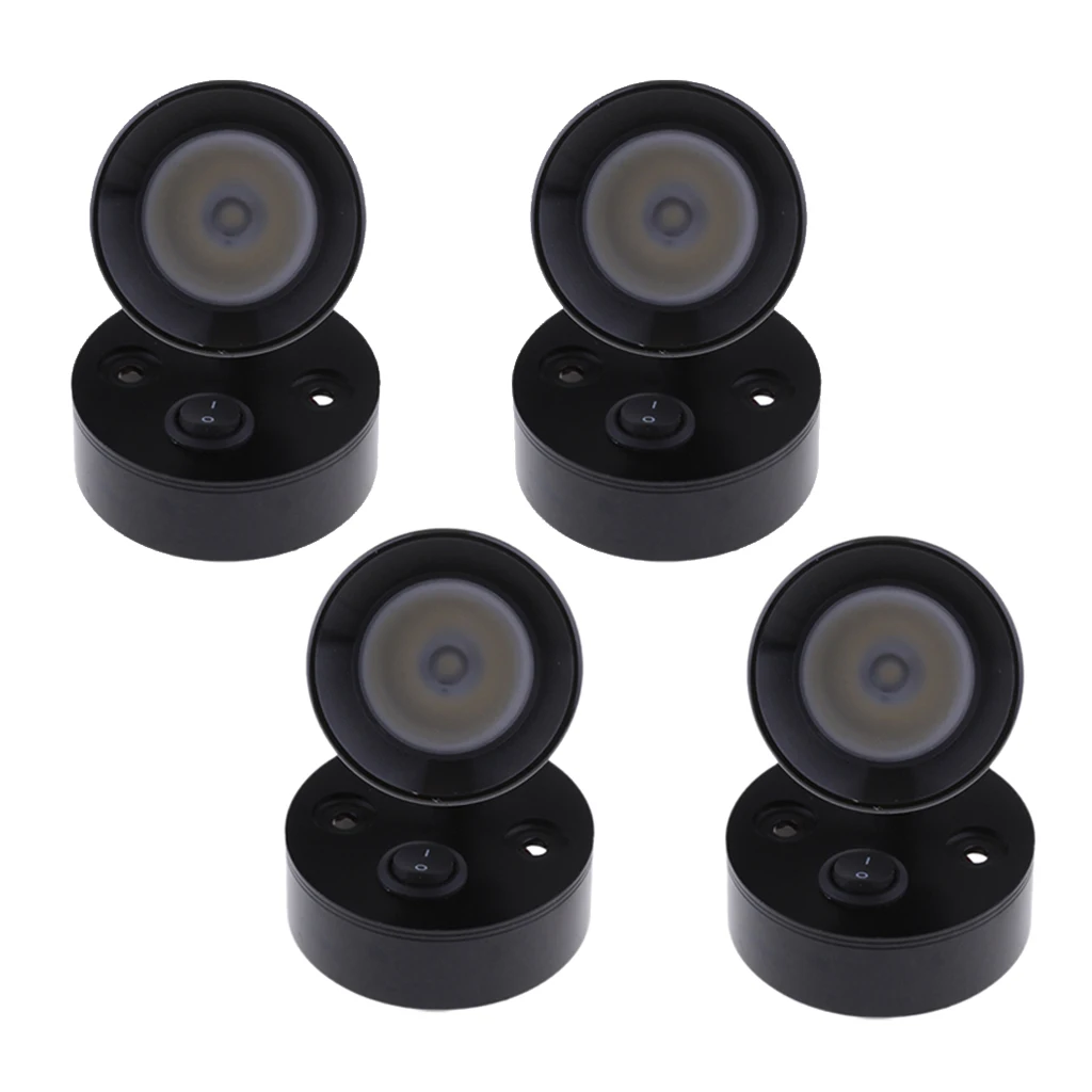 4 шт. 12В 3 Вт светодиодный прожектор для чтения интерьера настенный светильник 3000