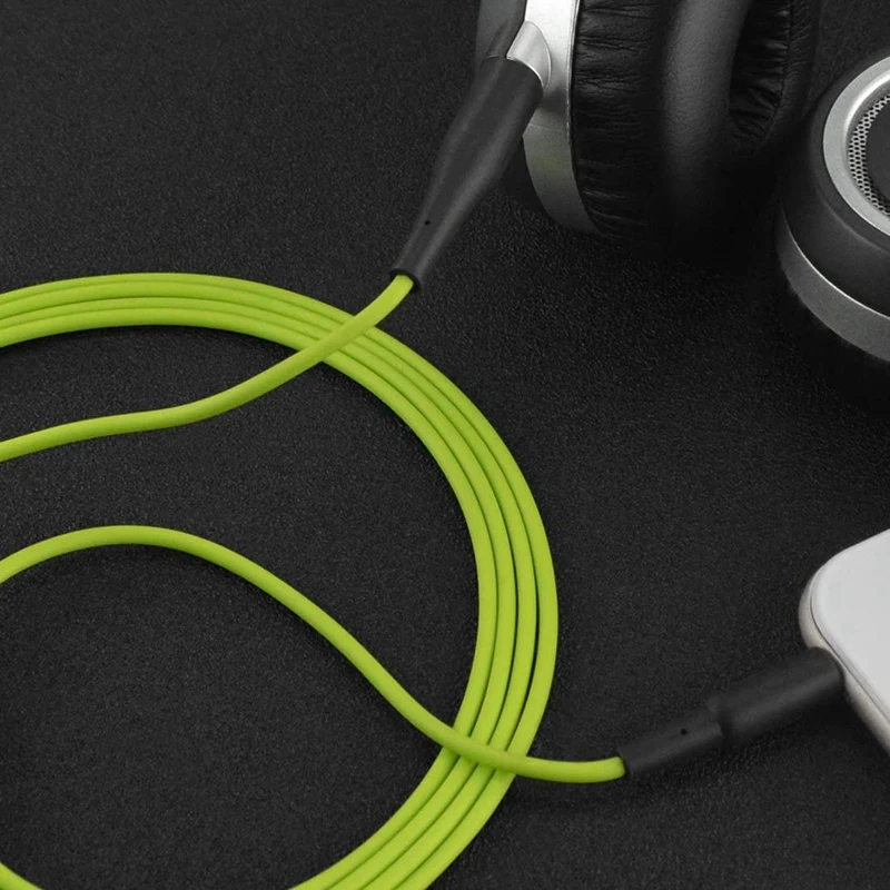 Новый Сменный аудиокабель с регулятором громкости микрофона для наушников AKG K430