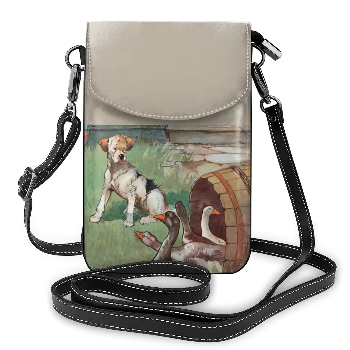 

Jack Russell Terrier Shoulder Bag Bulk Retro Women Bags Leather Shopping Woman Purse