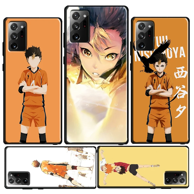 Чехол Yu Nishinoya Haikyuu для Samsung Galaxy S21 Ultra S20 FE S8 S9 S10 Plus Note 20 S22 10 on.